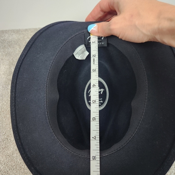 Classic Black Women's Fedora Hat - Picture 9 of 11